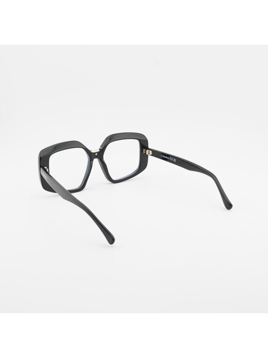 Max Mara MM5131-B 001 Eyeglasses Black 53mm Geometric Frame, Blue Light Block main image 5